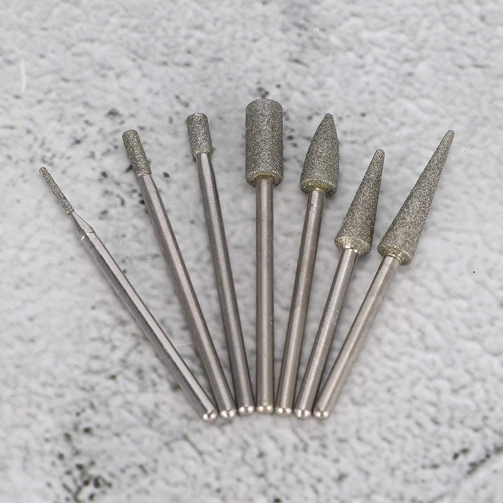 Conair Nail Drill Bits Set - 6Pcs Diamond Sand Grinding Heads for Professional Manicure & Pedicure