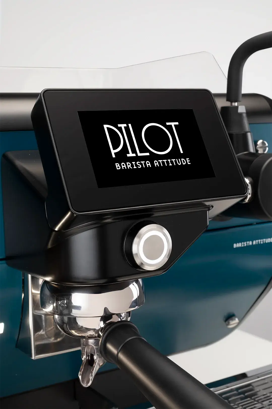 Barista Attitude Pilot 2 Group Commercial Espresso Machine - Professional Black Coffee Maker for Cafes & Restaurants - Perfect for High Volume Brewing & Latte Art