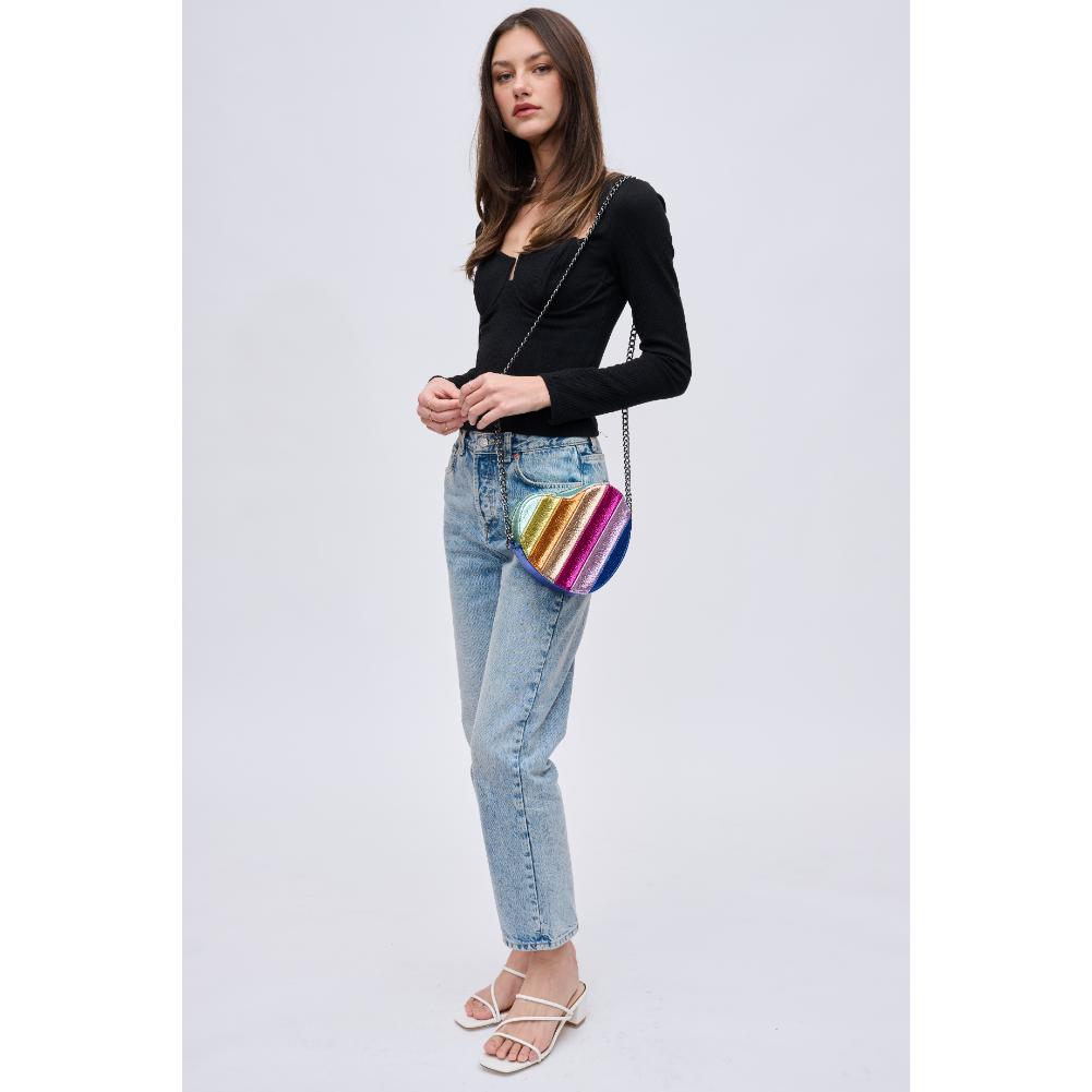 Tasha Heart Crossbody Bag for Women - Stylish Small Leather Purse with Adjustable Strap, Perfect for Date Night, Travel & Everyday Use