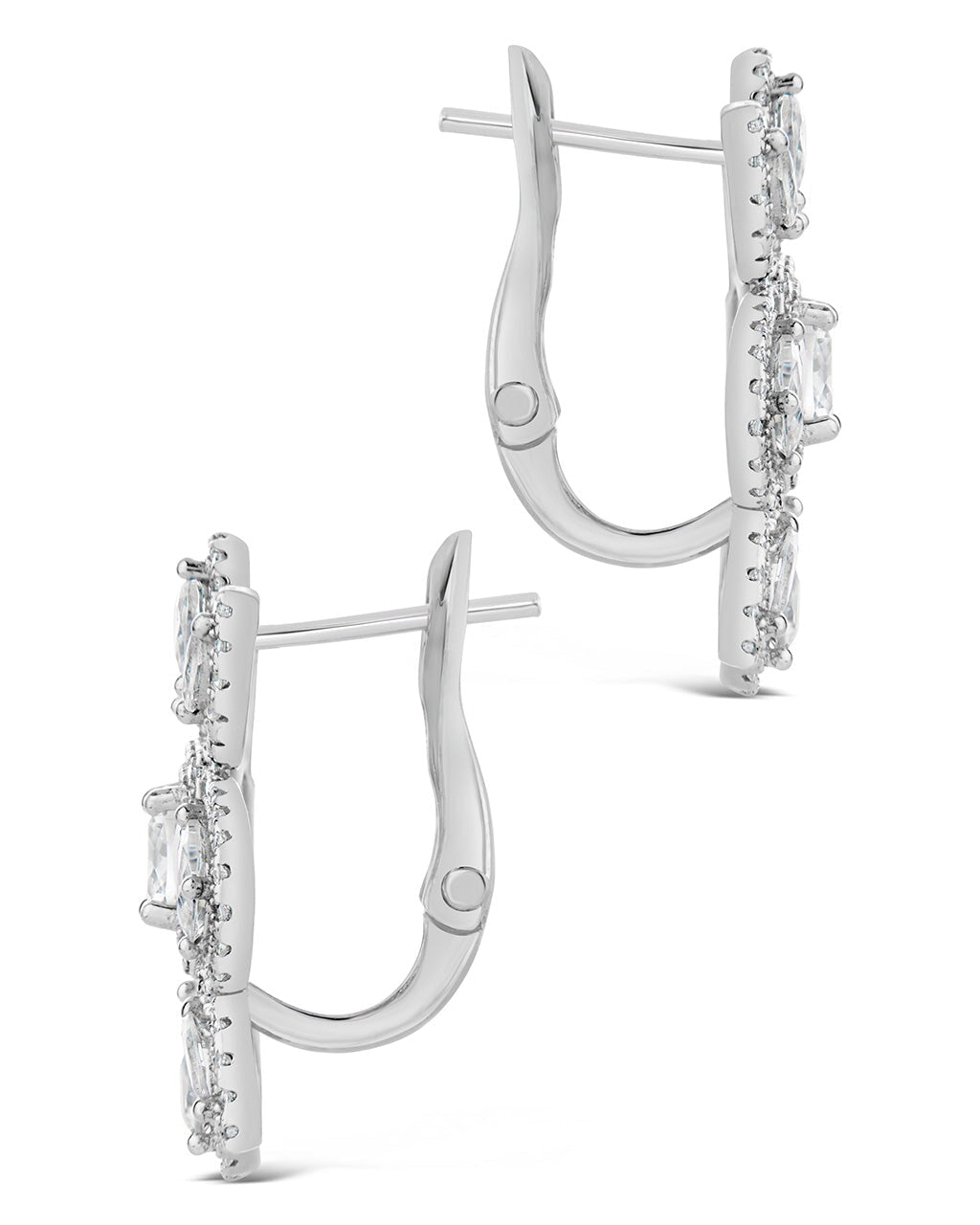 Kelsea CZ Statement Stud Earrings for Women - Sparkling Cubic Zirconia Fashion Jewelry - Perfect for Parties, Weddings & Everyday Elegance