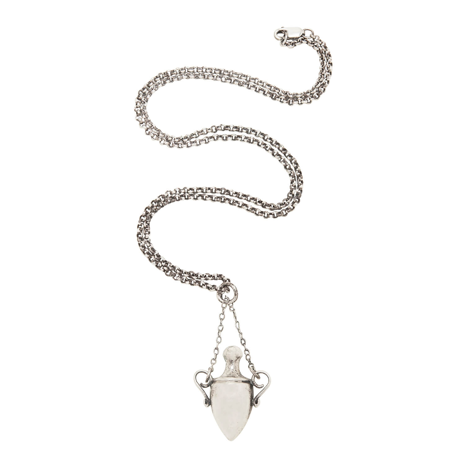 Victorian Sterling Silver Urn Necklace - Elegant Memorial Jewelry for Ashes, Cremation Keepsake - Perfect for Remembrance, Sympathy Gifts & Special Occasions