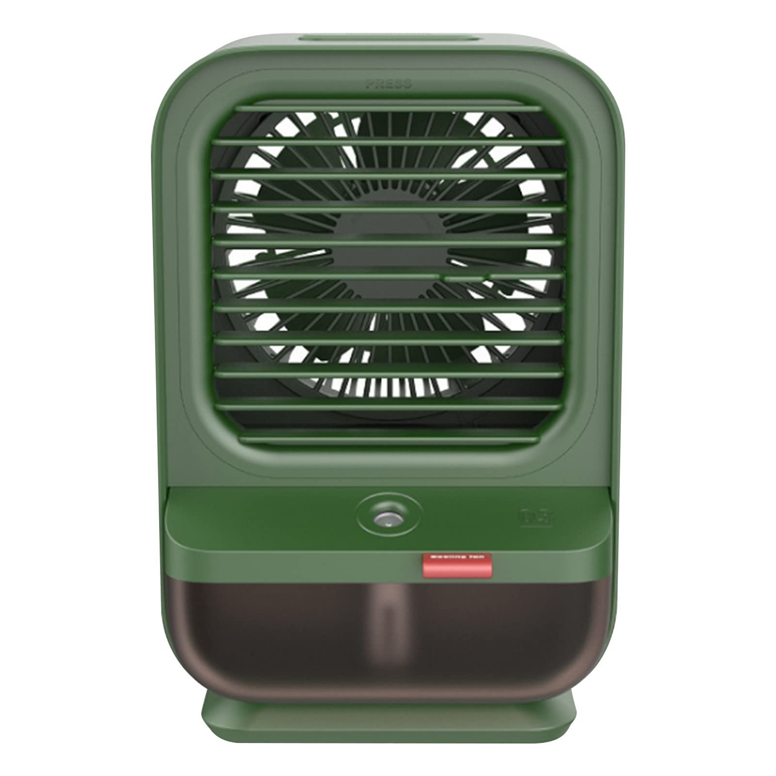 Portable Air Conditioner Fan with USB Charging - Mini Evaporative Air Cooler & Humidifier with Night Light - Personal Cooling for Home, Office, Bedroom (Green) | Perfect for Summer, Small Spaces & Nighttime Use