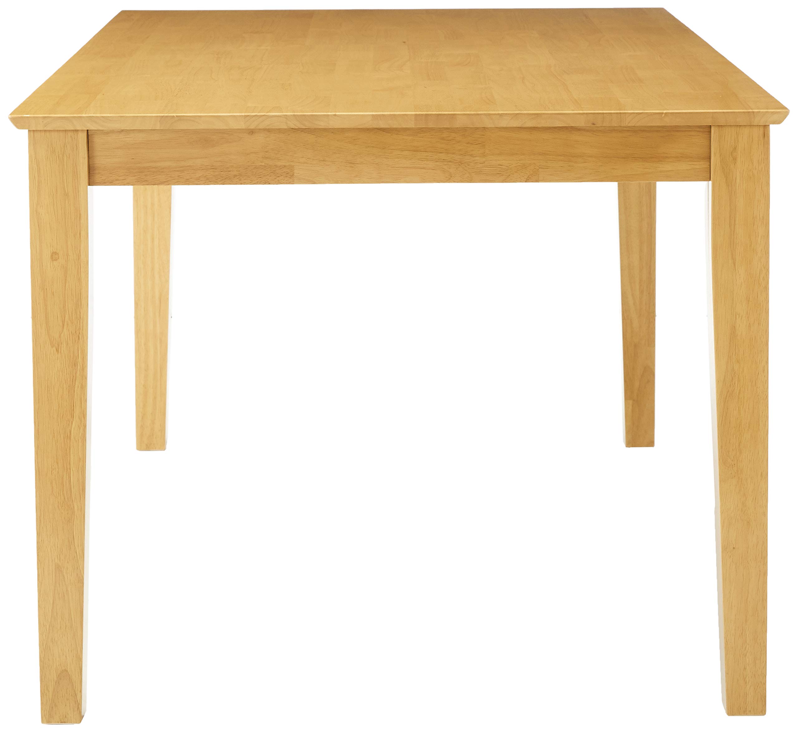 East West Furniture CAT-OAK-S Capri Solid Oak Kitchen Dining Table - 36x60 Inch Rectangle Table with Sturdy Legs for Dining Room, Kitchen, or Breakfast Nook | Perfect for Family Meals and Entertaining Guests