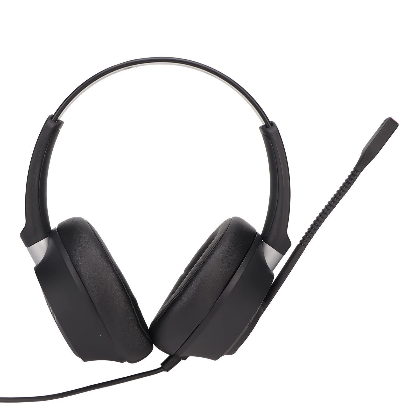 HXLAB Binaural Noise Cancelling Headset with USB Sound Card - Adjustable Comfort Wired Headphones for Office, Telephone, Counseling & Insurance Professionals - Perfect for Call Centers, Remote Work & Customer Service