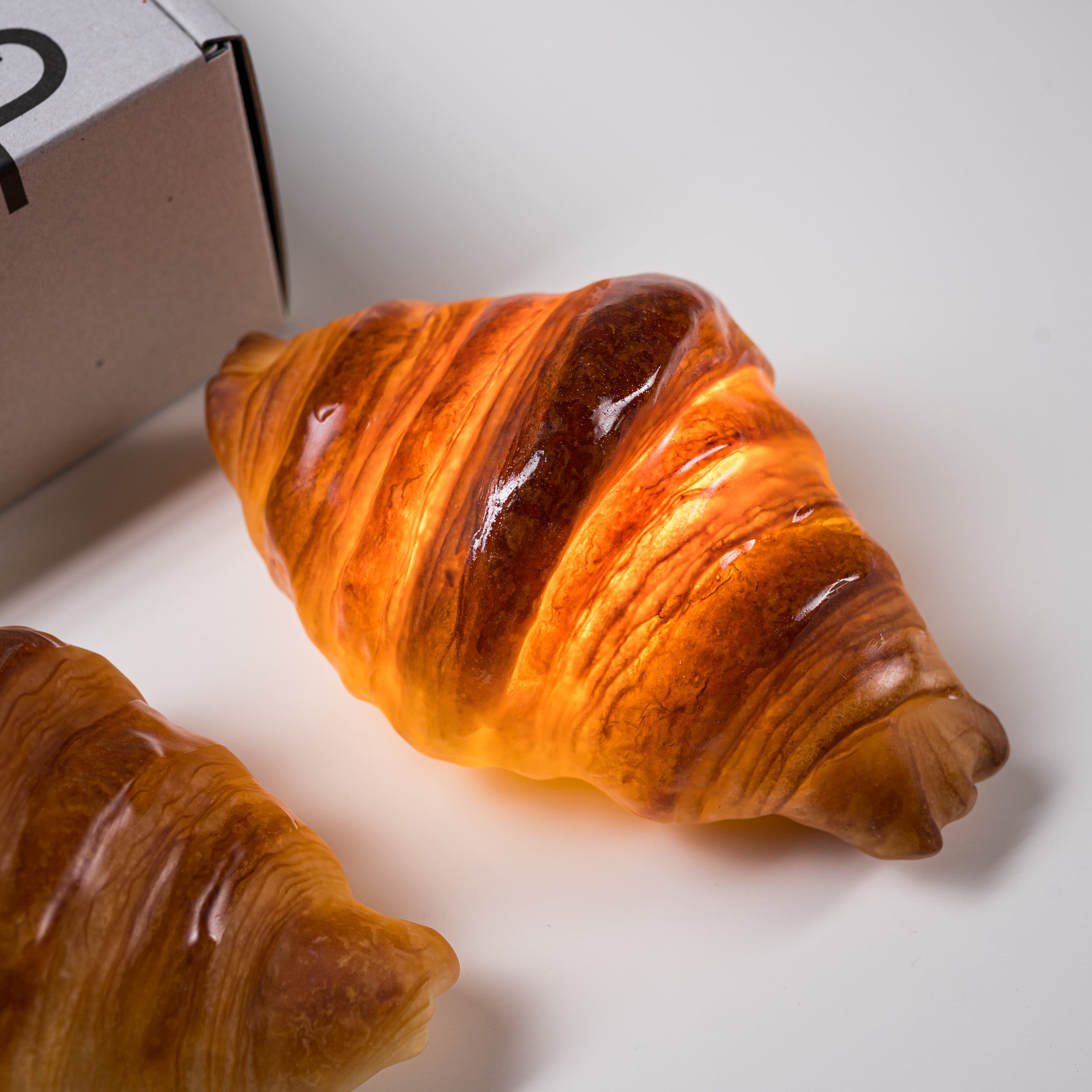 PAMPSHADE Realistic Bread Lamp - Croissant Shaped Decorative Light by Yukiko Morita | Perfect for Kitchen, Cafe & Cozy Home Decor