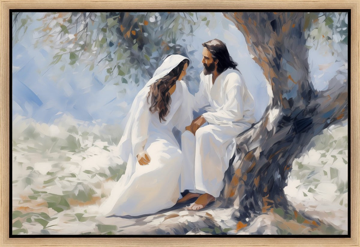 Abide With Me Gallery Wrap Canvas - High-Quality Wall Art for Home & Office Decor - Perfect for Living Room, Bedroom, and Gift Giving