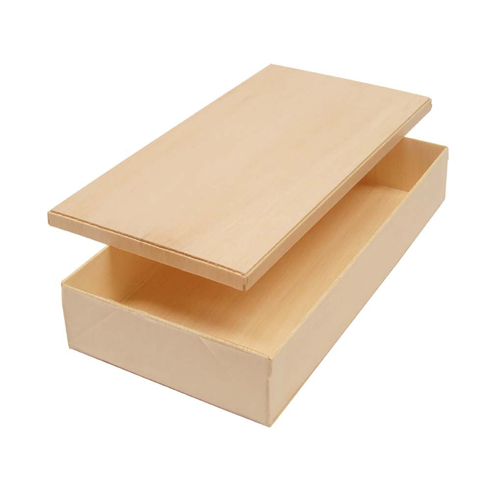 Eco-Friendly Wooden Rectangular Takeout Bento Box - Large 9