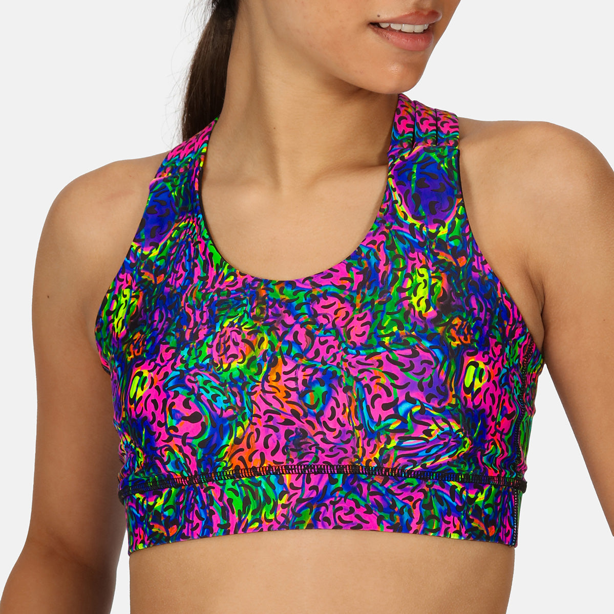 Celestial Cross Back Bra - Women's Comfortable Yoga Sports Bras for Workout & Activewear - Perfect for Yoga, Gym, Running & Fitness Training
