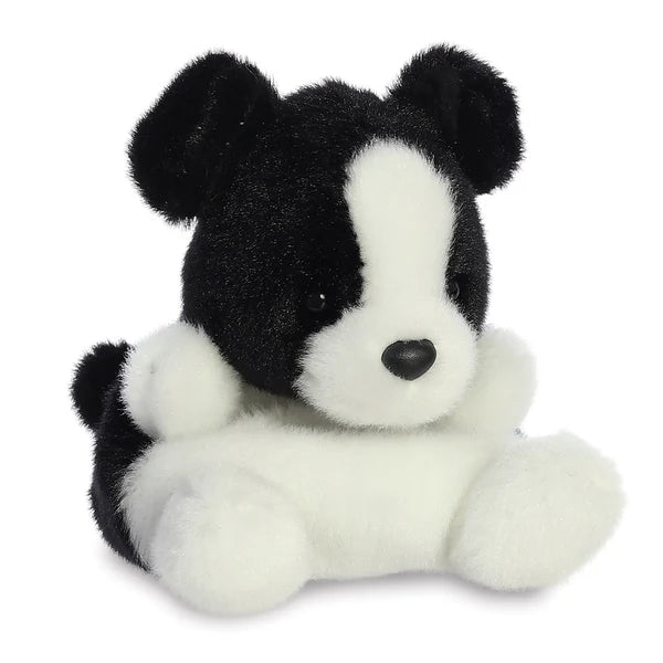 Palm Pals Brodie Collie Dog Plush Toy - Soft Stuffed Animal for Kids, Cute Collectible Puppy Gift for Dog Lovers (Perfect for Cuddling, Decor, and Gifts)