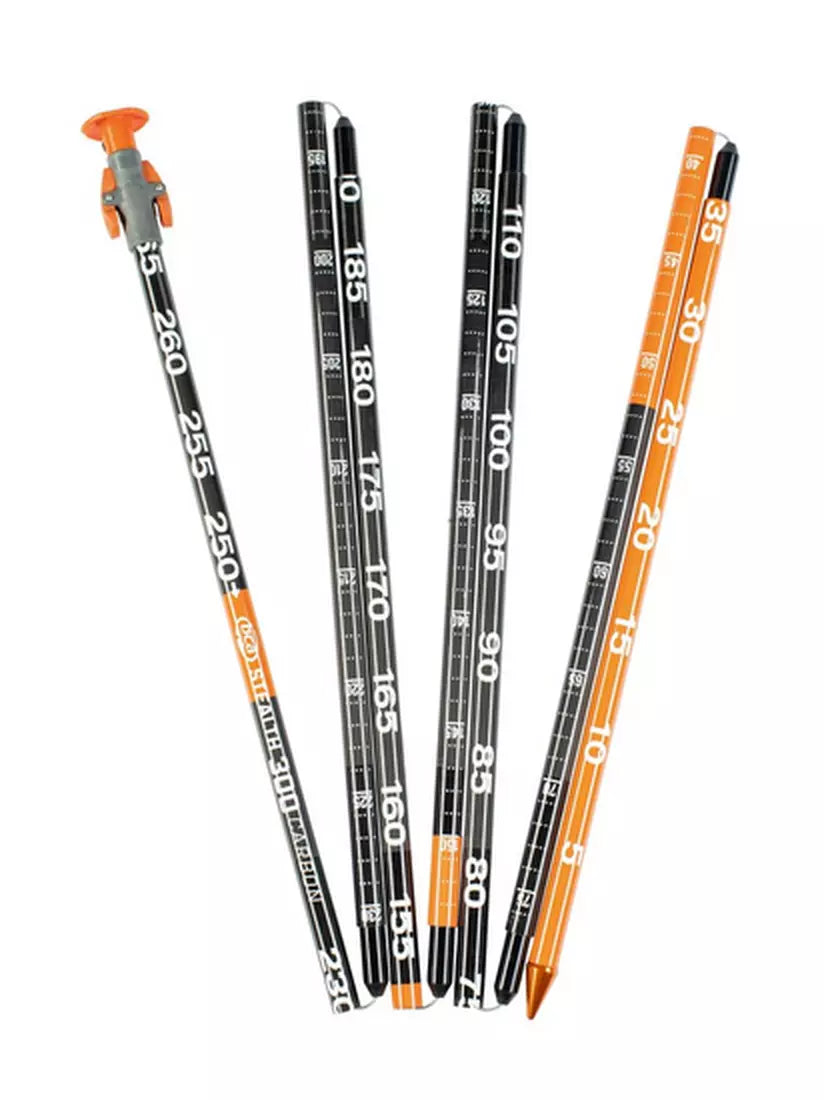 2024 BCA Stealth 300 Carbon Avalanche Probe - Lightweight & Durable Backcountry Skiing Safety Gear for Snow Professionals & Avalanche Rescue Teams