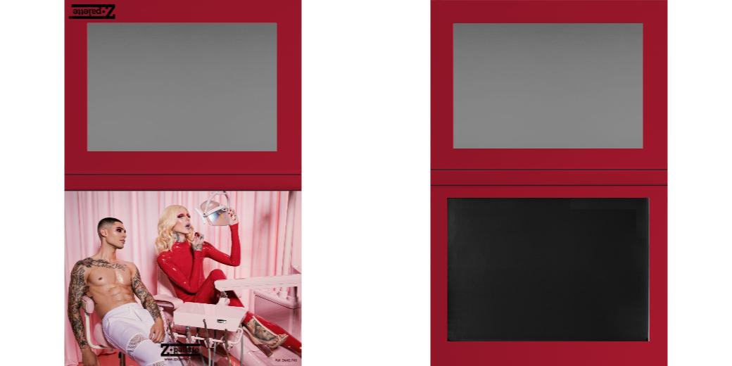 Custom Extra Large Magnetic Z Palette for Makeup - Perfect for Travel, Professional Artists & DIY Beauty Organization