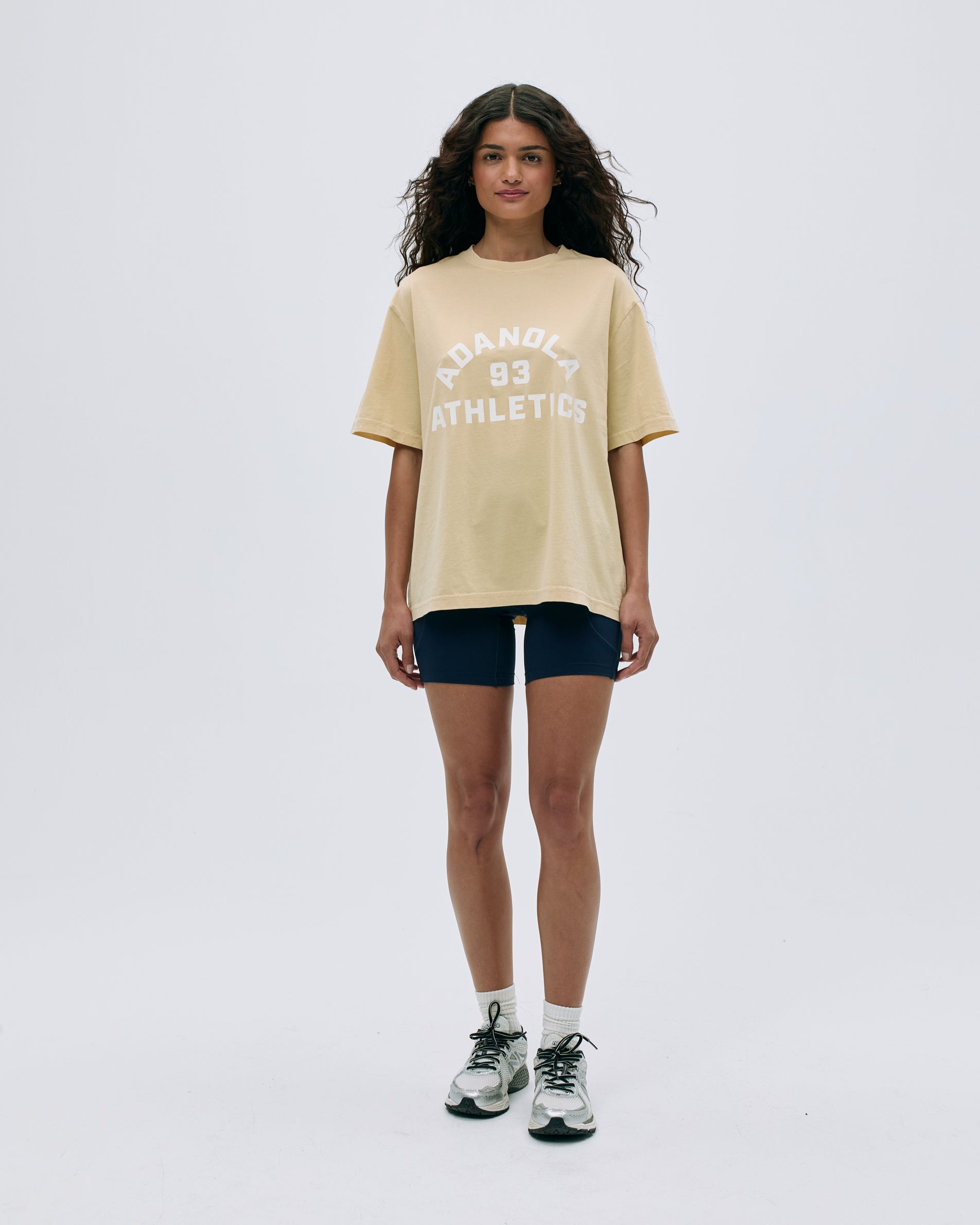 Vintage Wash Lightweight T-Shirt for Women - Soft Butter Yellow Color - Perfect for Casual Wear, Campus Style & Everyday Outfits