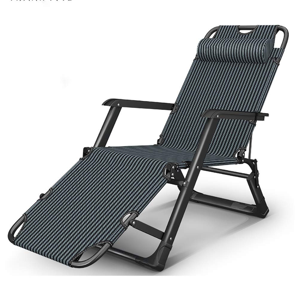 Portable Foldable Lounge Chair - 180 Degree Adjustable Multi-Function Recliner for Office, Balcony, Home, Beach & Backyard - Perfect for Napping, Relaxing & Outdoor Activities (Color: A)