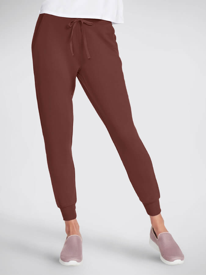 Skechers Women's Restful Jogger Pants - Comfortable Lounge & Sleep Pants for Relaxing at Home, Yoga, and Travel