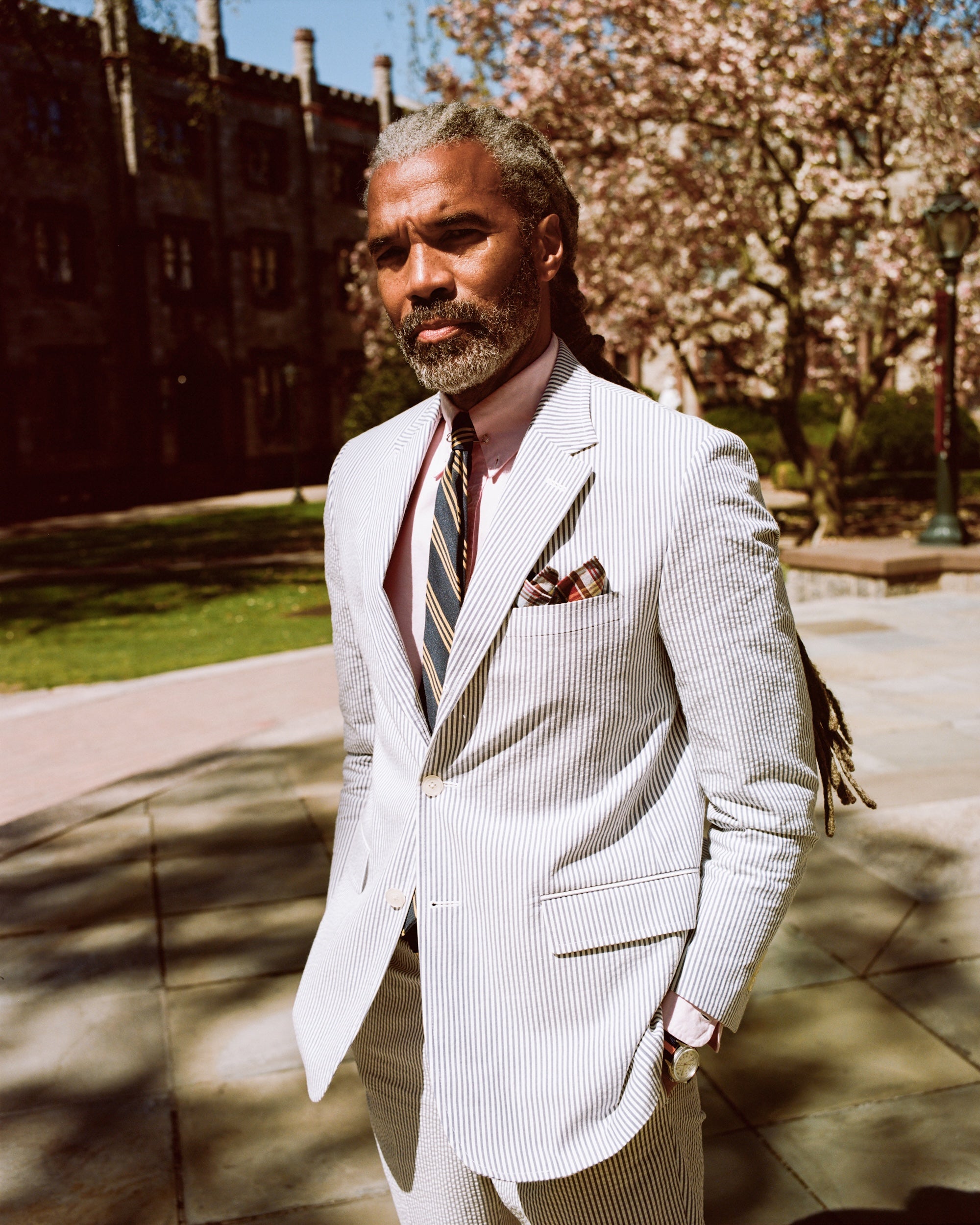 Classic Fit Seersucker Striped Sport Coat for Men - Lightweight Summer Blazer for Weddings, Business & Casual Wear