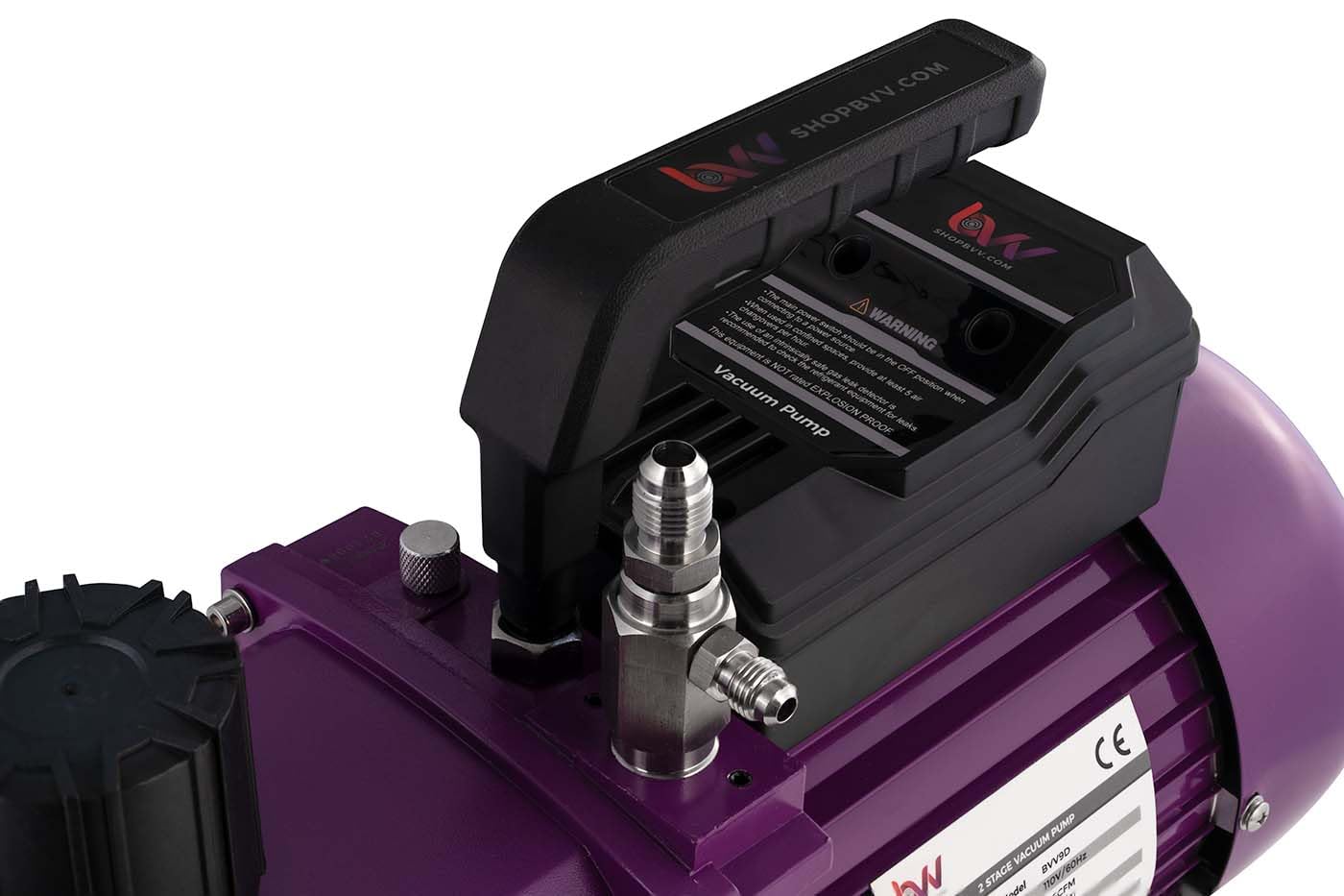 BVV V4D 4CFM Two Stage Vacuum Pump - High Performance HVAC Refrigeration Air Conditioning Tool for AC Repair & Maintenance