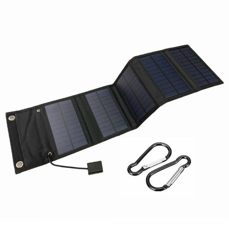 70W Foldable Solar Panel with 5V USB Output - Portable Waterproof Solar Charger for Outdoor Camping, Hiking & Emergency Power Backup