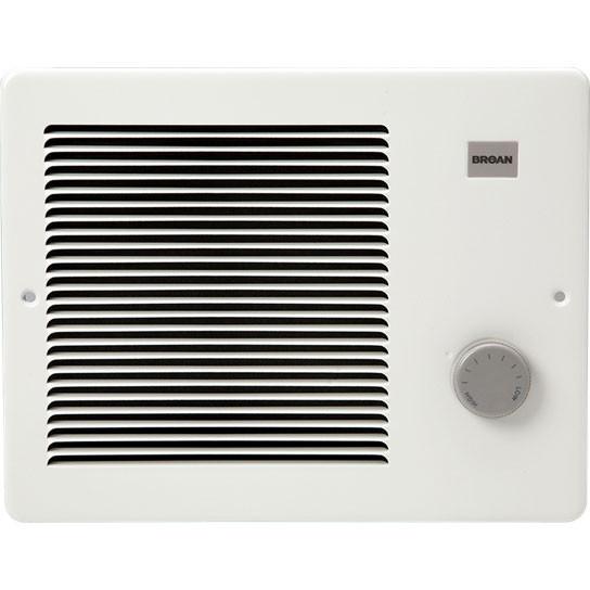 Broan 170 Rapid Warm Wall Heater - 500/1000 Watt 120VAC with Adjustable Thermostat - Perfect for Bathroom, Bedroom & Basement Heating