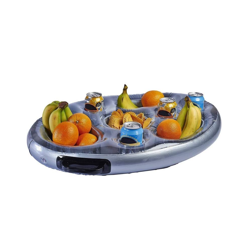 Perfect Pools Official Spa Bar - Inflatable Hot Tub Side Tray for Drinks & Snacks | Durable Floating Drink Holder | Ideal for Pool Parties, Backyard Relaxation & Spa Days
