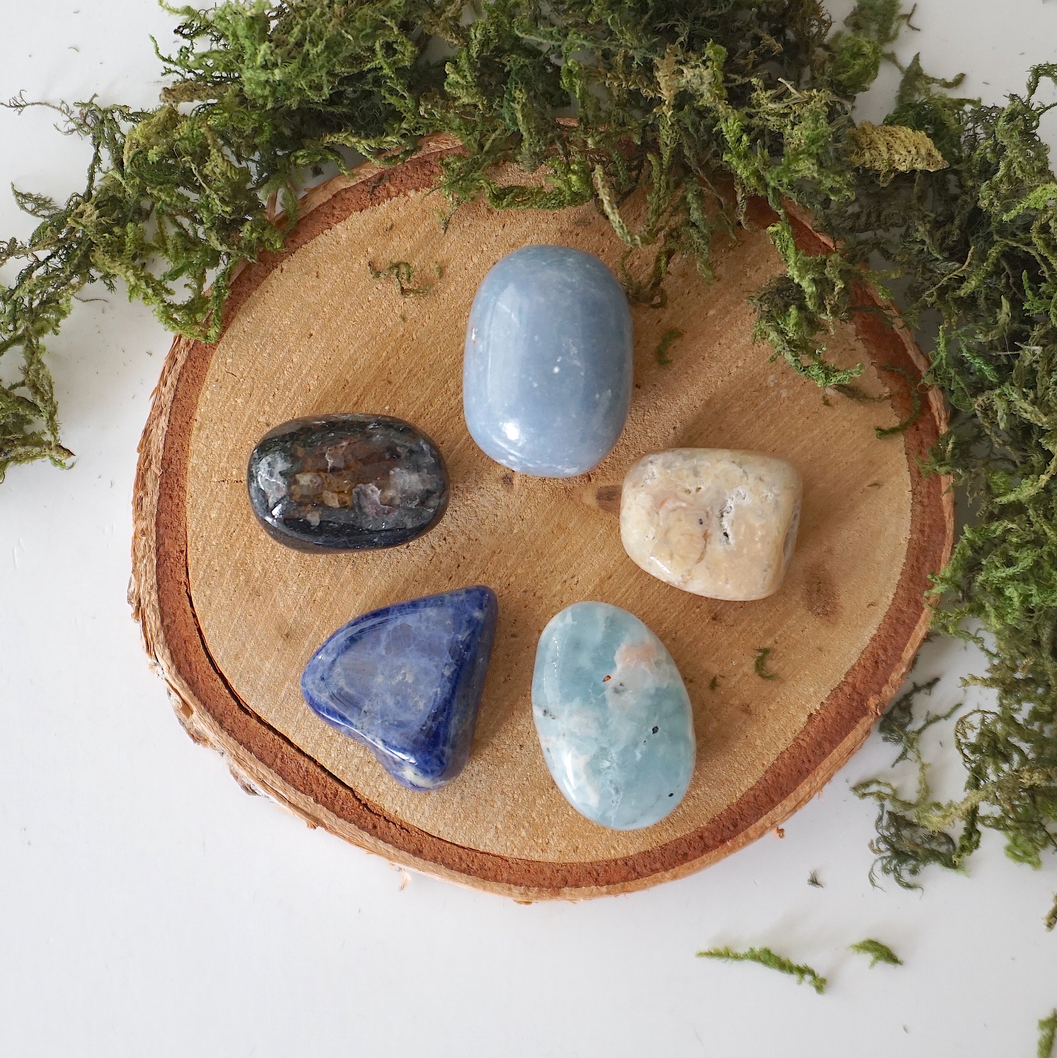 Serenity Crystals Healing Stones Bundle - Natural Gemstone Collection for Meditation, Reiki & Chakra Balancing | Perfect Gift Set for Spiritual Healing & Home Decor