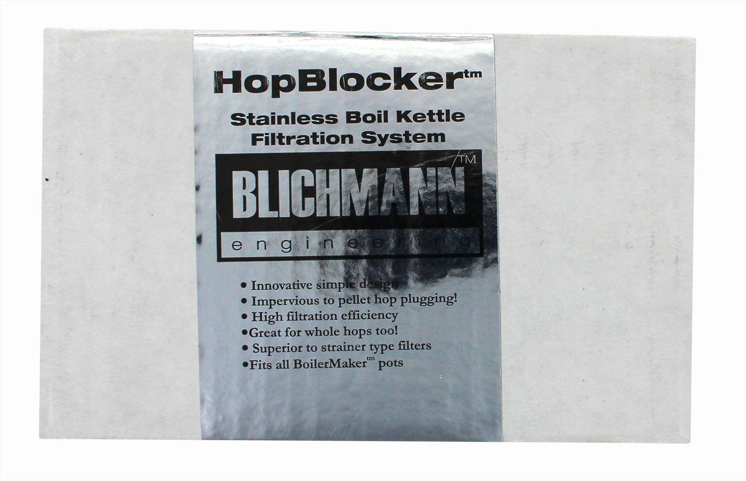 Blichmann HopBlocker - Premium Hop Filter for Homebrewing Beer - Perfect for Kettles, Fermenters, and Brewing Systems