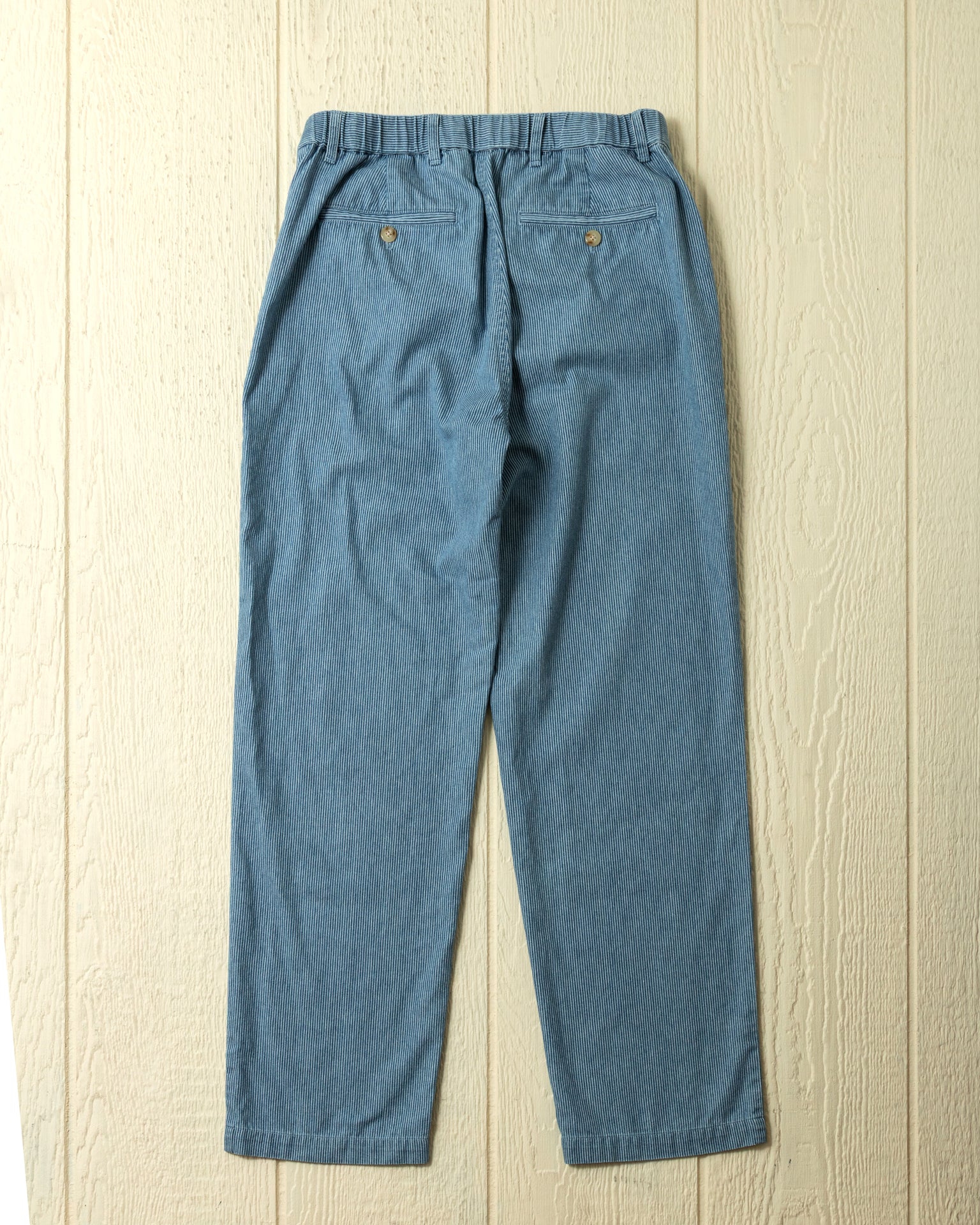 Ventura Denim Blue Hickory Stripe Pants for Men - Comfortable Casual & Workwear Trousers for Everyday Wear, Office, and Outdoor Activities