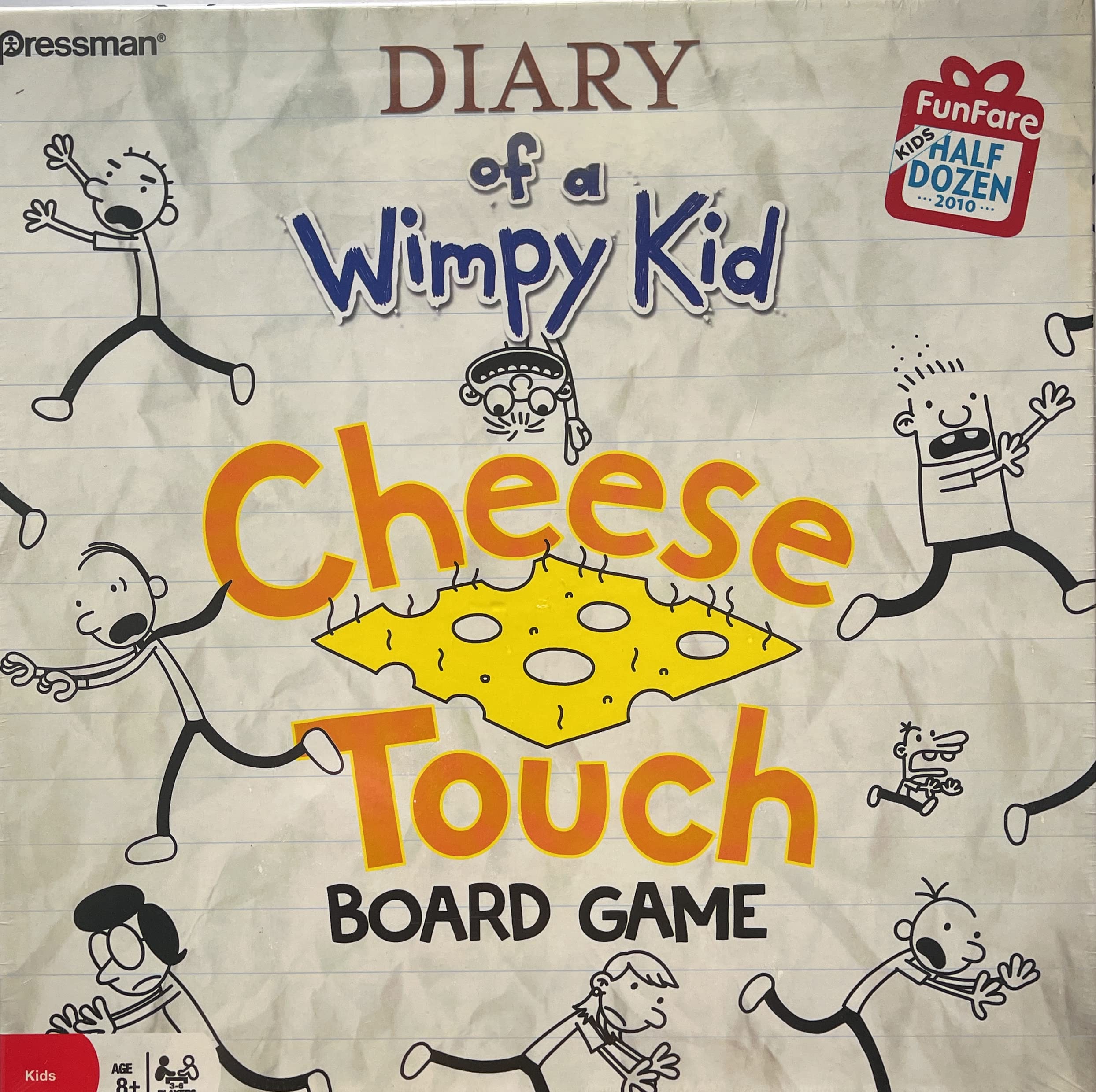 CGI The Cheese Touch Board Game - Fun Family Party Strategy Game for Kids & Adults - Perfect for Game Nights, Birthday Parties & Family Gatherings