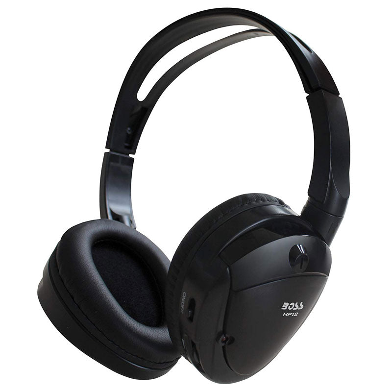 Boss HP12 Wireless Bluetooth Headphones with Noise Cancelling - Premium Over-Ear Headset for Music, Gaming & Calls - Perfect for Travel, Office & Home Use