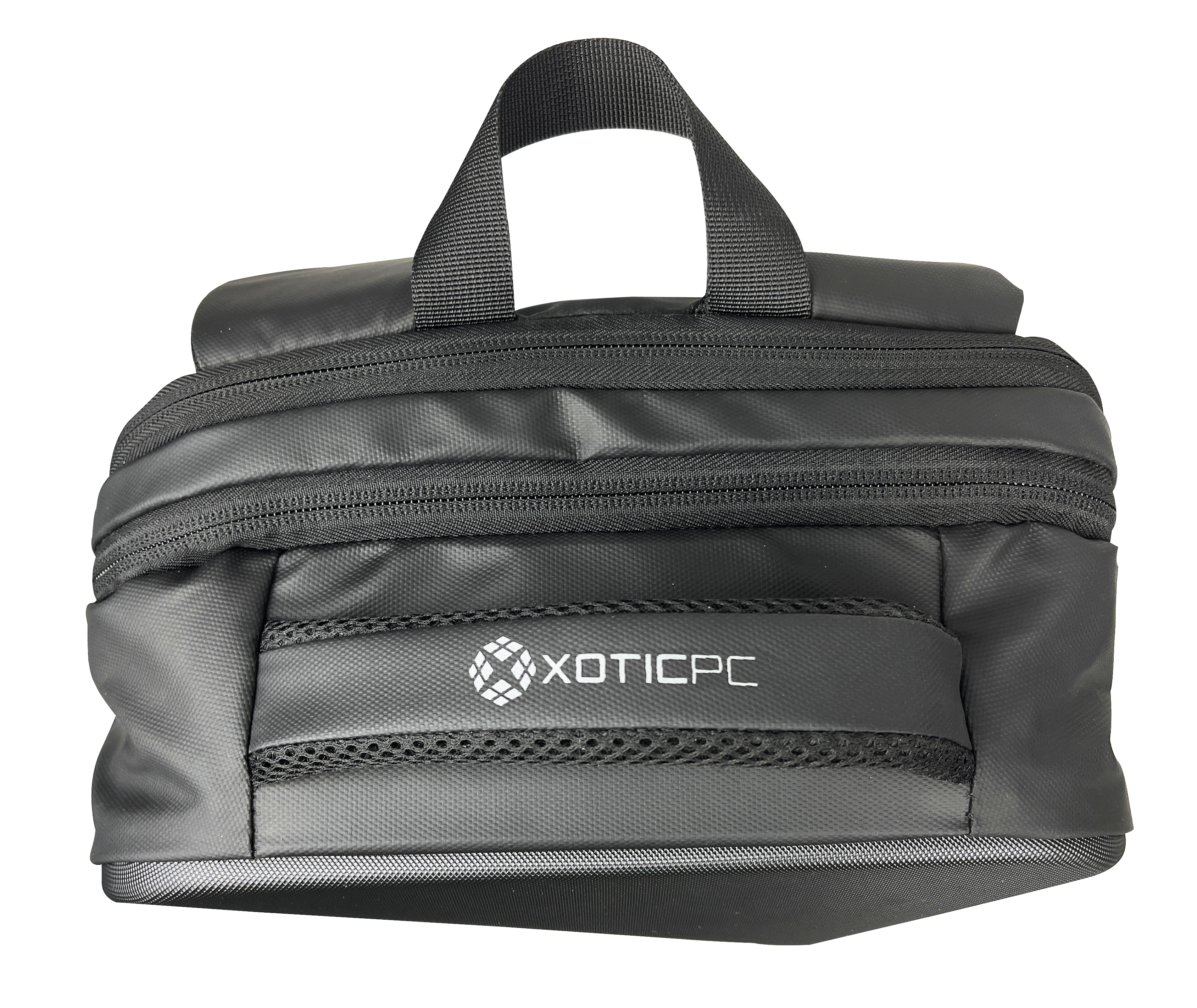 XOTIC PC Black Hardshell Anti-Theft Waterproof Laptop Backpack for Travel, Work & School - Durable 17 Inch Laptop Bag with USB Charging Port & Lockable Zippers