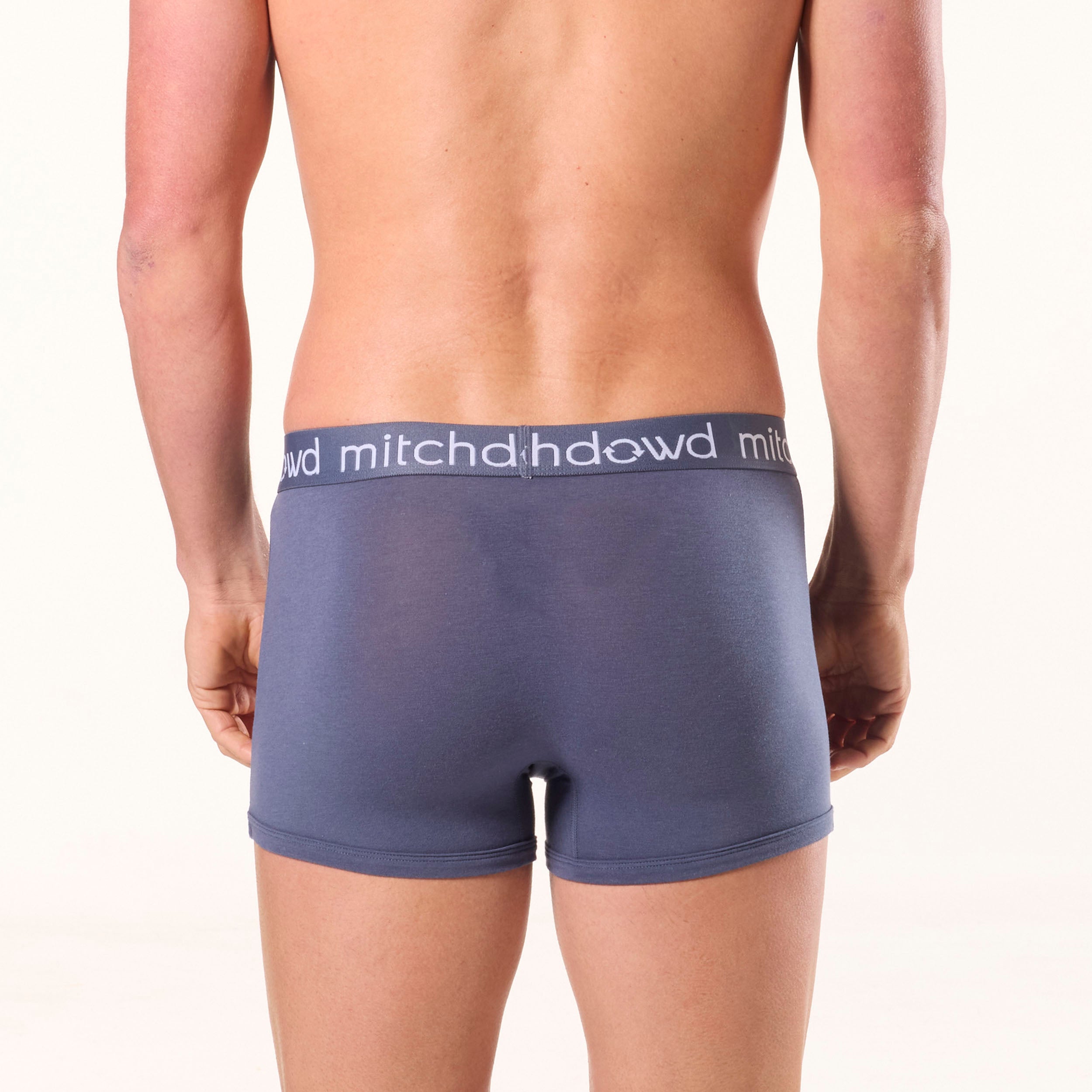 Men's Bamboo Trunk - Soft & Breathable Grey Underwear for Comfort & Support | Perfect for Daily Wear, Travel & Gym