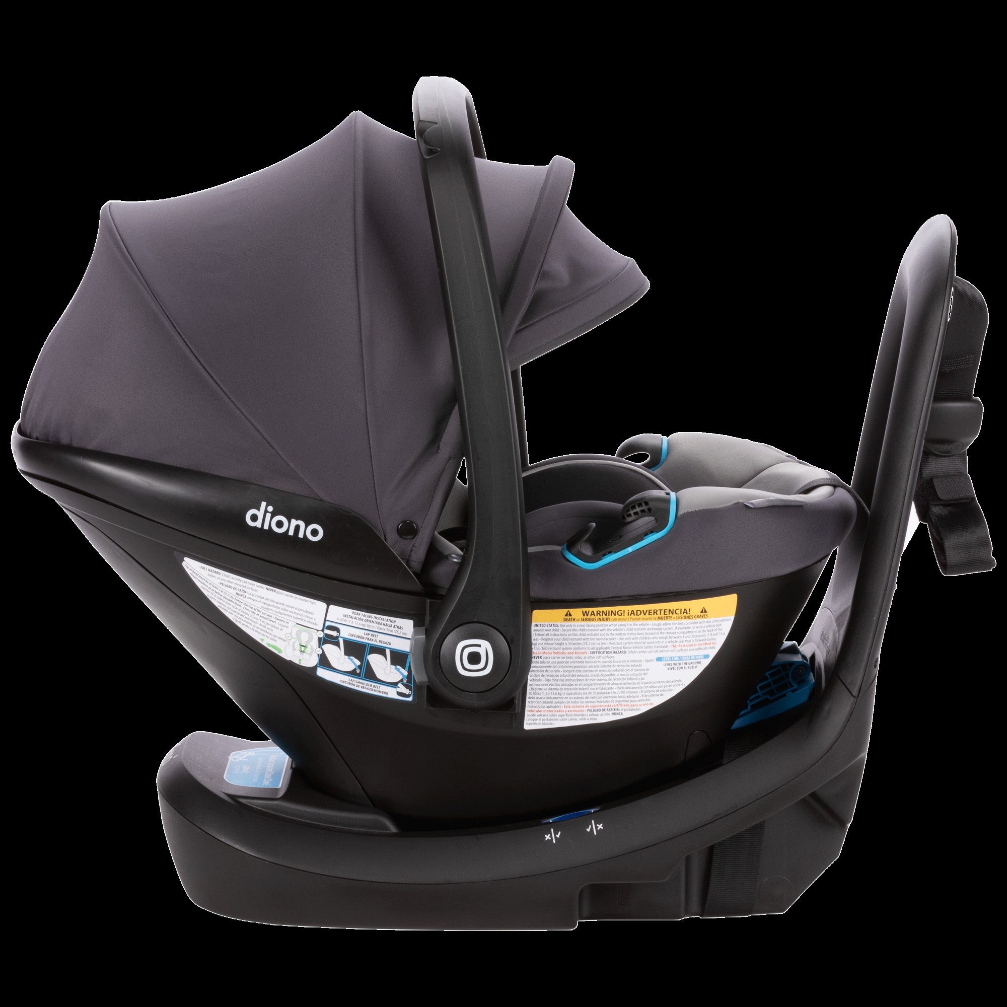 Diono LiteClik 30 XT SafePlus Infant Car Seat - Lightweight & Safe Baby Car Seat for Newborns 0-30 lbs | Perfect for Travel, Daily Commute & Family Road Trips