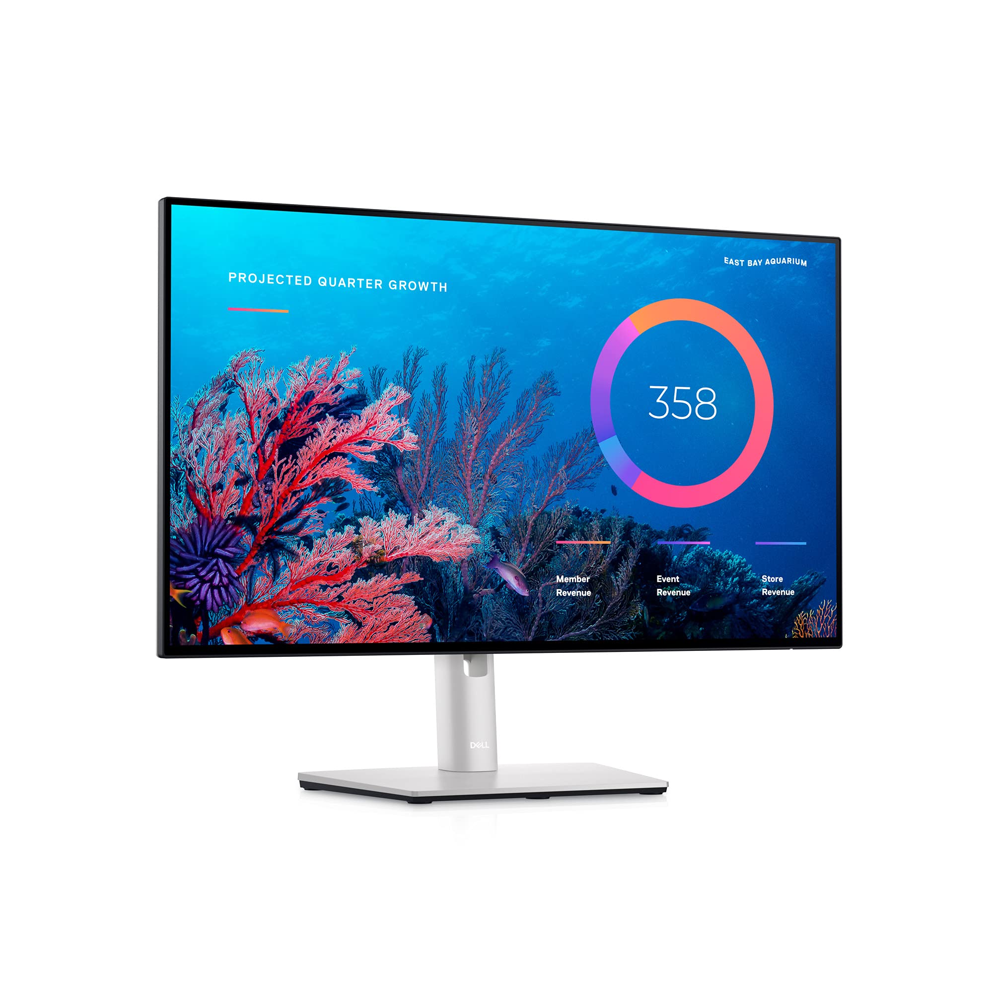 Dell UltraSharp U2422HE 23.8 Inch Full HD IPS LCD Monitor with USB-C - 1920x1080 Resolution, 60Hz Refresh Rate, VESA Mountable - Perfect for Home Office, Gaming & Graphic Design