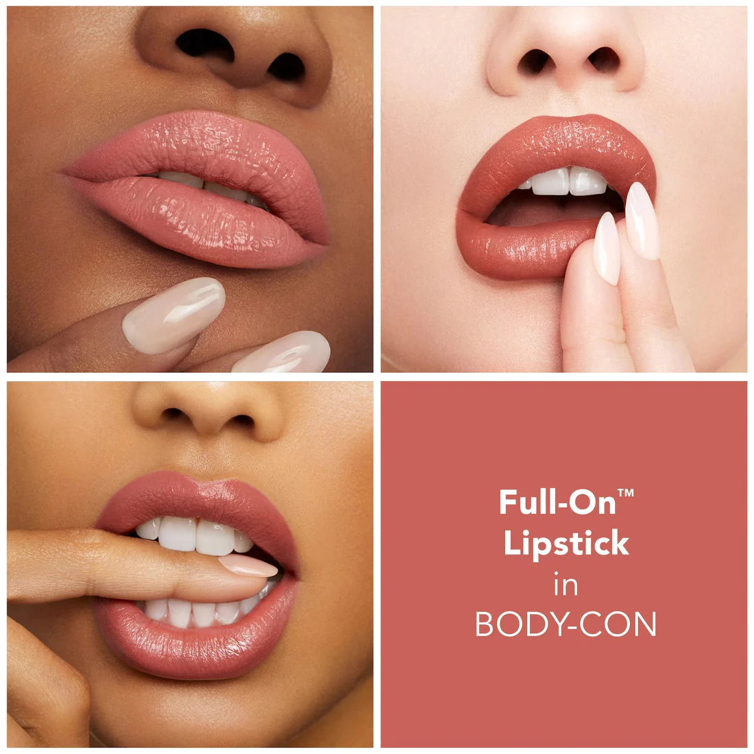 Full On™ Satin Lipstick - Long Lasting Hydrating Matte Lipstick with Vitamin E - Perfect for Everyday Wear, Date Night & Special Occasions