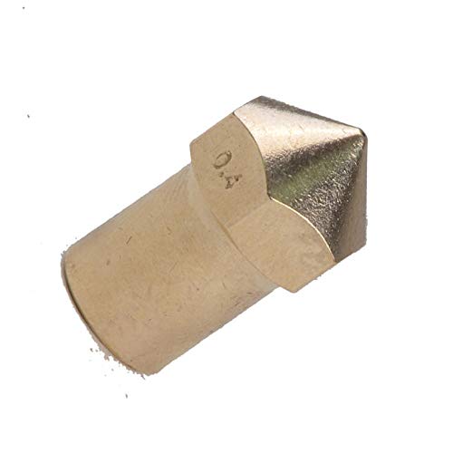 CHILUVU 1.75mm 0.4mm/0.6mm/0.8mm Brass Nozzle for 3D Printer - High Precision 0.6mm Nozzle Tip - 3D Printer Accessories & Replacement Parts - Perfect for PLA, ABS, PETG Filament Printing