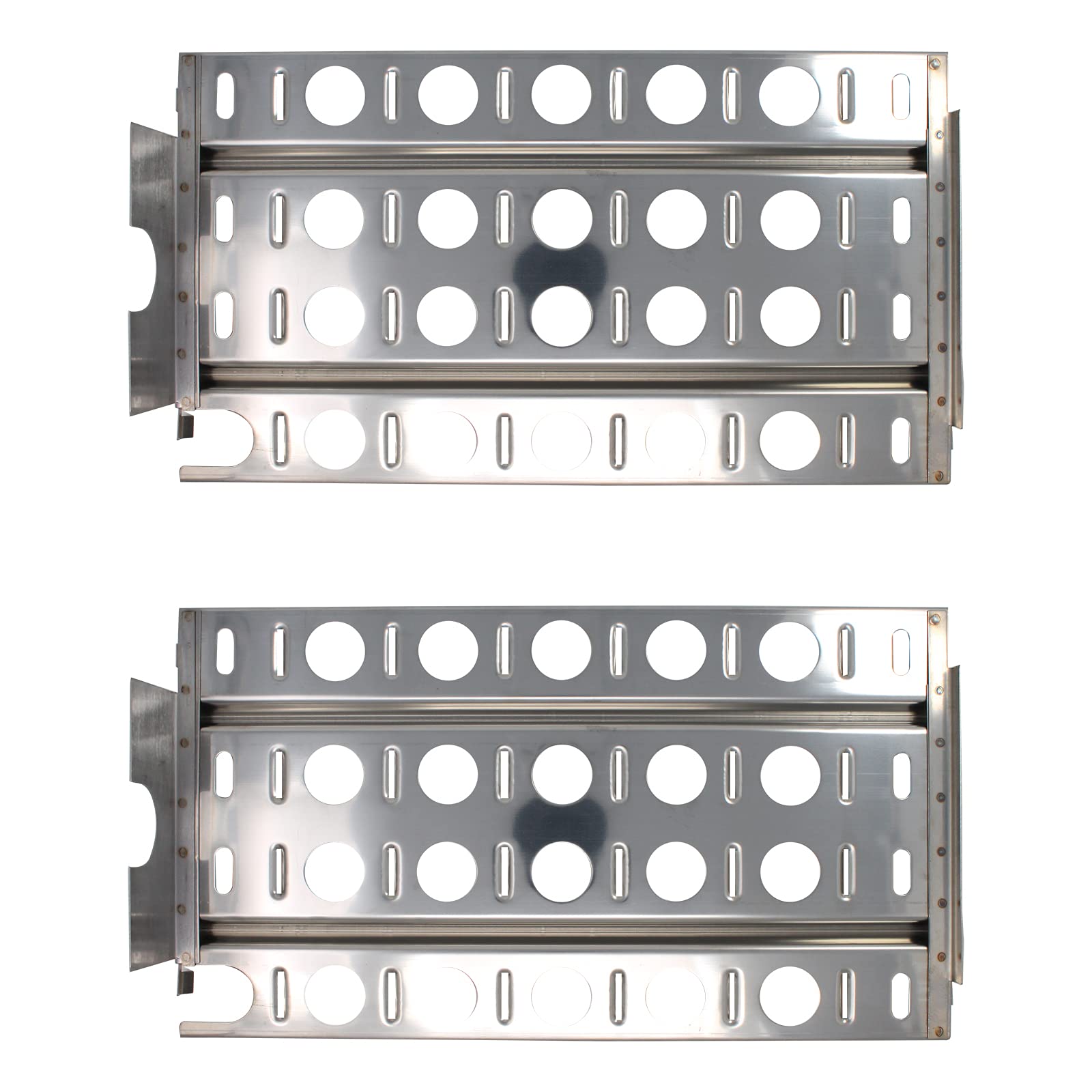 2-Pack Stainless Steel BBQ Grill Heat Shield Plate for Lynx LIJ36 - Replacement Flame Tamer, Guard & Deflector | Compatible with Flavorizer Bar, Vaporizer Bar & Burner Cover (15 Inch) | Perfect for Outdoor Grilling, Backyard BBQs & Camping Cooking