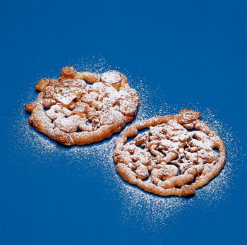 Stainless Steel Funnel Cake Ring Set of 6 with Platform - Perfect for Carnival Treats, Fair Food & Home Dessert Making