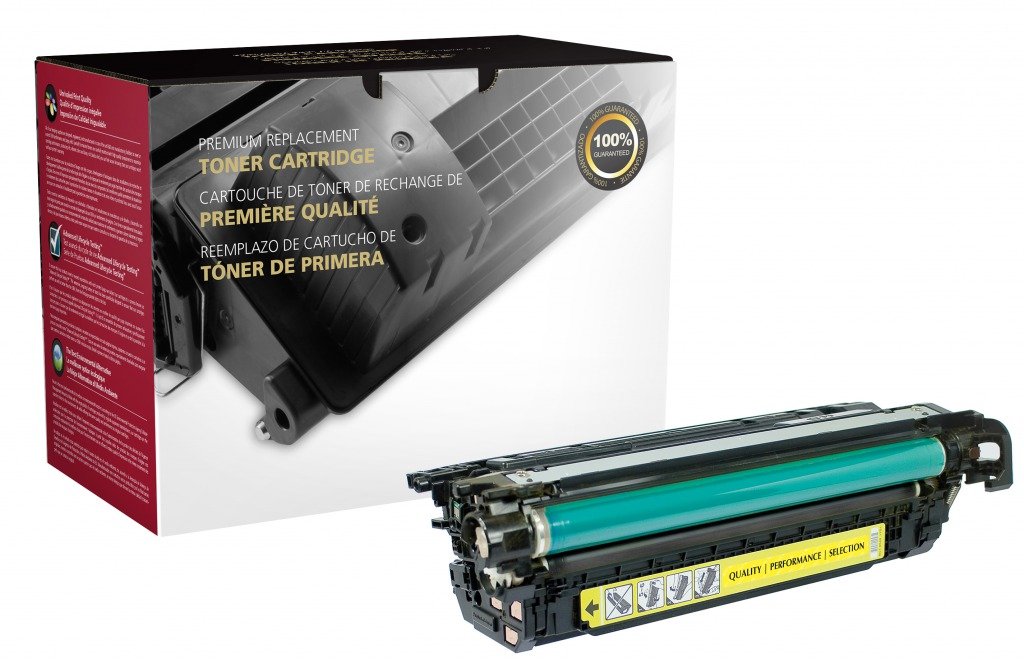 High-Quality Remanufactured Yellow Toner Cartridge for HP CF332A & HP 654A Printers - Perfect for Home Offices & Small Businesses