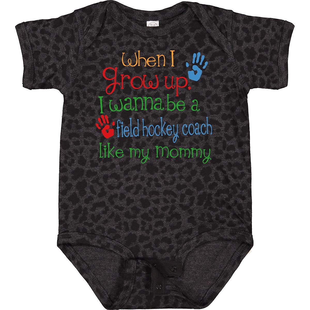 Inktastic Field Hockey Coach Like Mommy Baby Bodysuit - Cute Infant Onesie for Sports Lovers, Hockey Mom Gifts, Game Day Outfits & Team Spirit Wear
