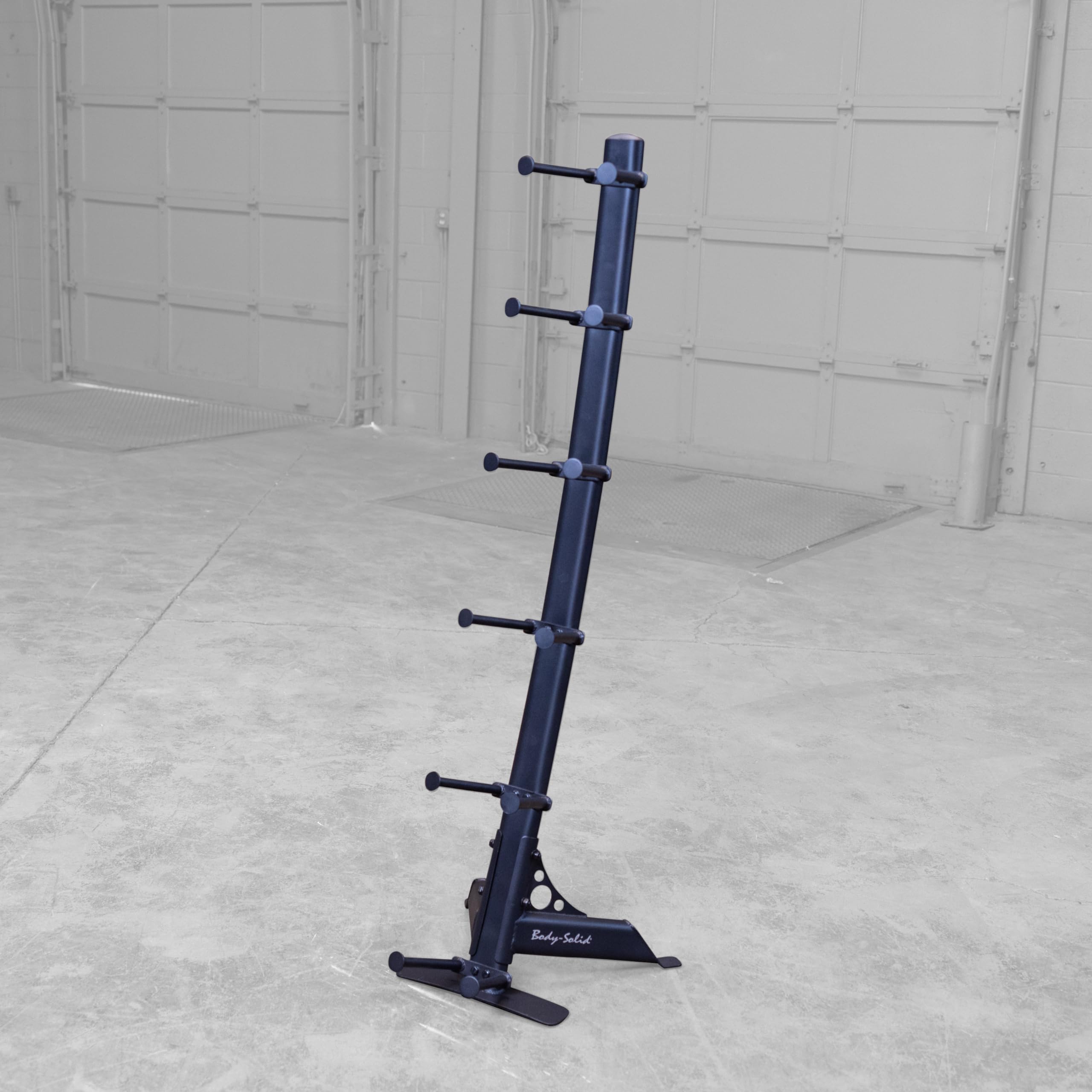 Body-Solid Vertical Medicine Ball Stand - Heavy Duty Steel Exercise Ball Holder for Home & Gym - Compact Storage for Up to 6 Medicine Balls - Perfect for CrossFit, Functional Training & Strength Workouts