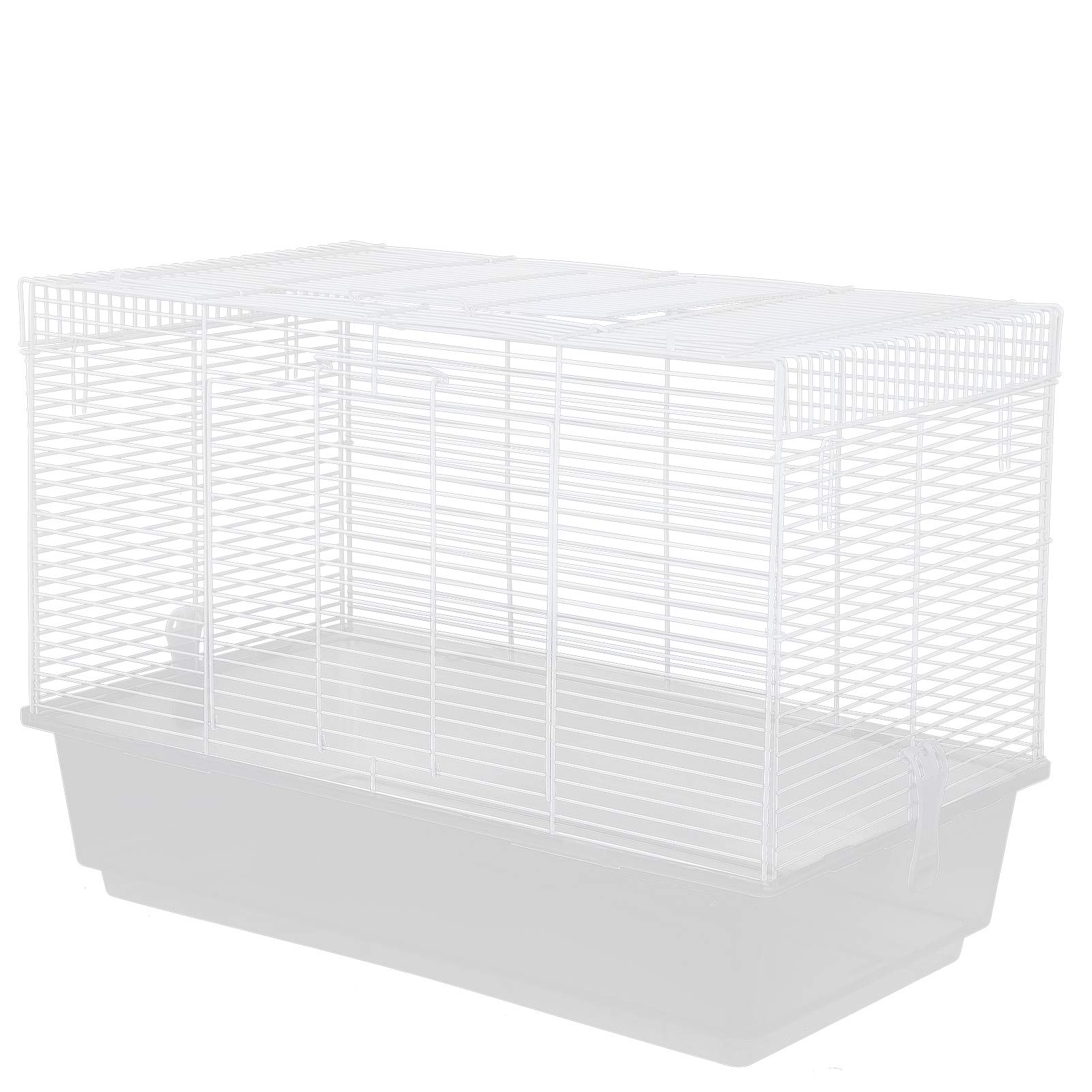 Small Pet Cage for Rabbits & Hamsters - Portable Double Door Animal Cage with Beautiful Design | Perfect for Indoor/Outdoor Use, Travel & Home Decor