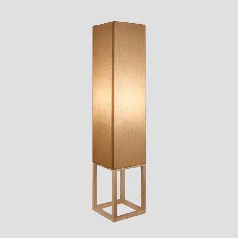 Modern Rectangular Fabric Floor Lamp - Stylish Living Room & Bedroom Lighting for Home Decor