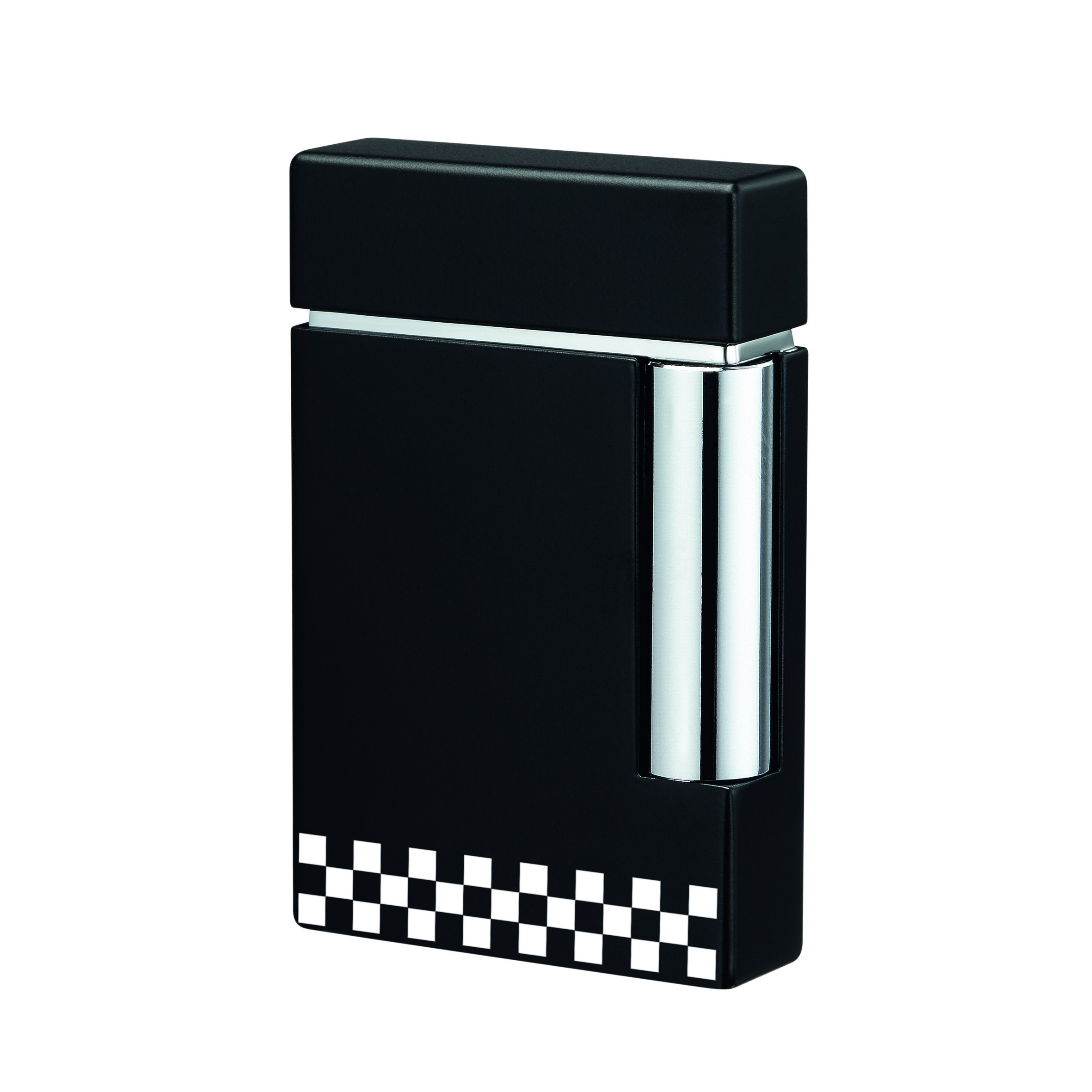 S.T. Dupont Black & White Check Ligne 8 Luxury Lighter - Perfect for Gifting, Collecting & Premium Smoking Accessories