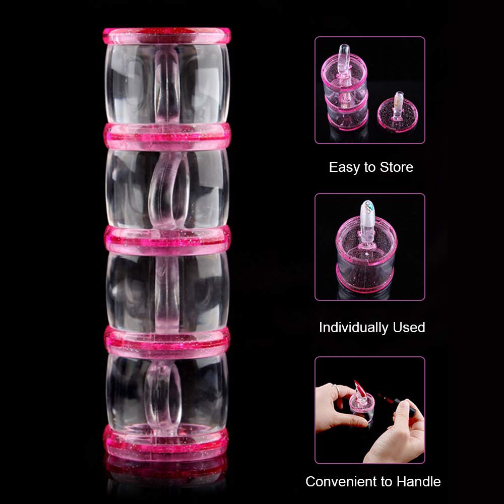 False Nail Tips Holder - Nail Art Display Stand for DIY & Salon Use - Manicure Practice Board for Nail Artists & Beginners - Perfect for Home, Salon & Nail Art Classes