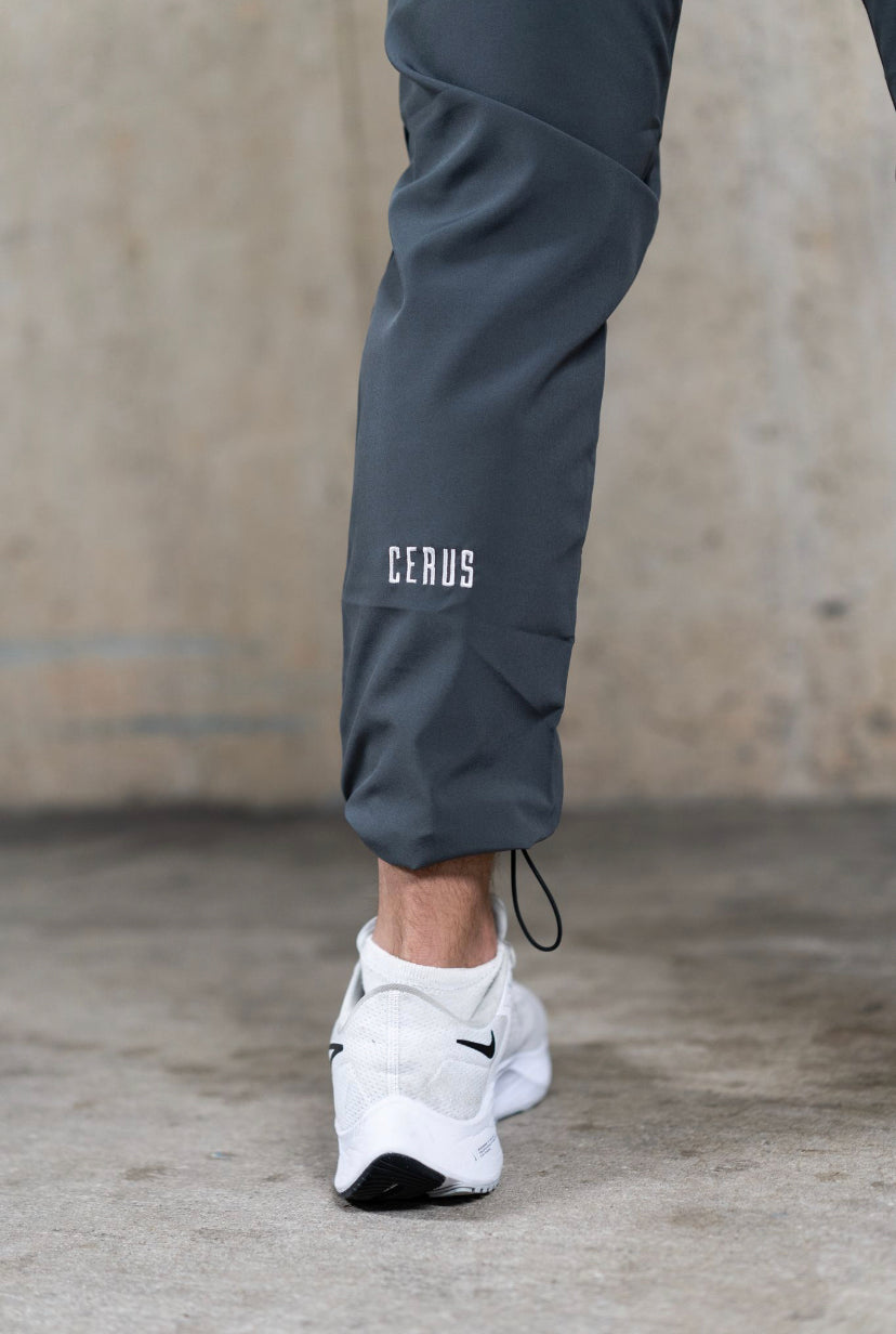 Cerus Grey Proctor Training Bottoms - High-Performance Workout Pants for Men & Women | Moisture-Wicking, Flexible Gym Leggings for Running, Yoga & CrossFit