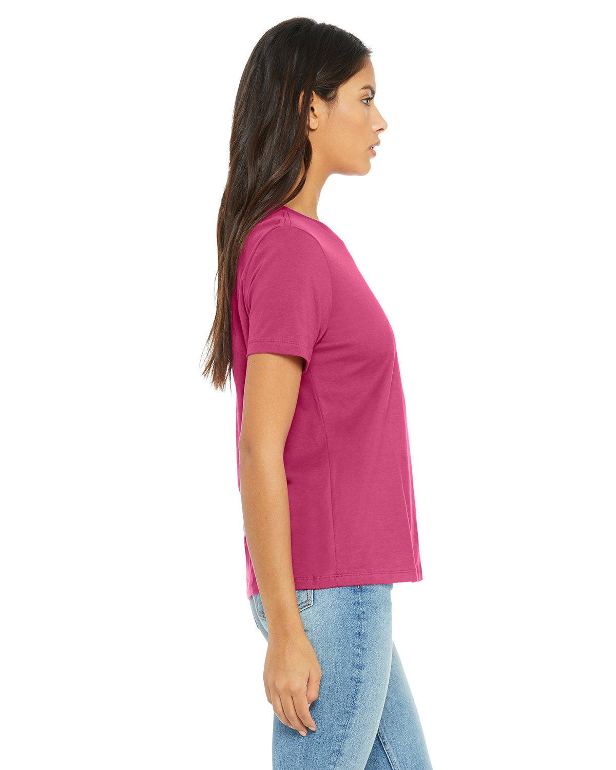 Bella + Canvas B6400 Women's Relaxed Fit Jersey Short Sleeve T-Shirt - Soft Cotton Tee for Casual Wear, Workout & Everyday Comfort