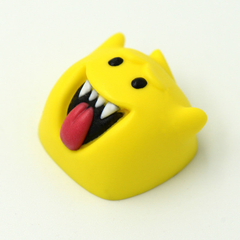 Little Ghost Multi-Color Resin Keycaps - Handmade Custom Artisan Keycaps for Mechanical Keyboards | Gaming & Typing Aesthetic Upgrade