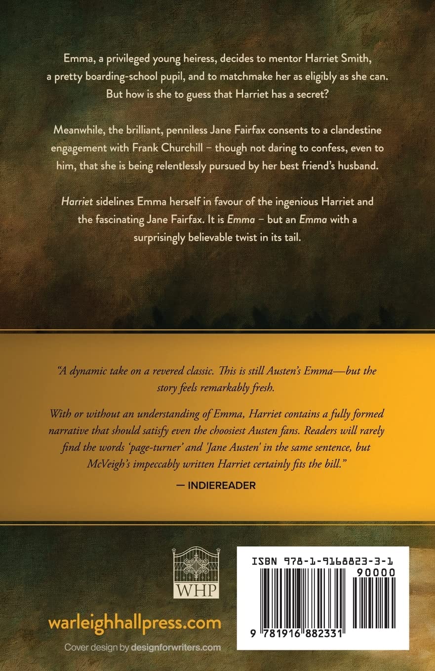 Harriet: A Jane Austen Variation Novel - Regency Romance Book by Warleigh Hall Press | Perfect for Book Clubs & Jane Austen Fans