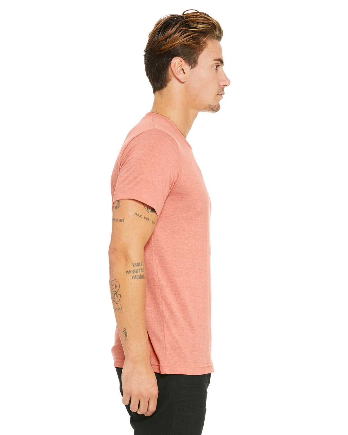 Bella + Canvas 3001CVC Unisex Heather CVC Crew Neck T-Shirt - Soft Cotton Blend Tee for Men & Women - Perfect for Casual Wear, Screen Printing & Everyday Outfits