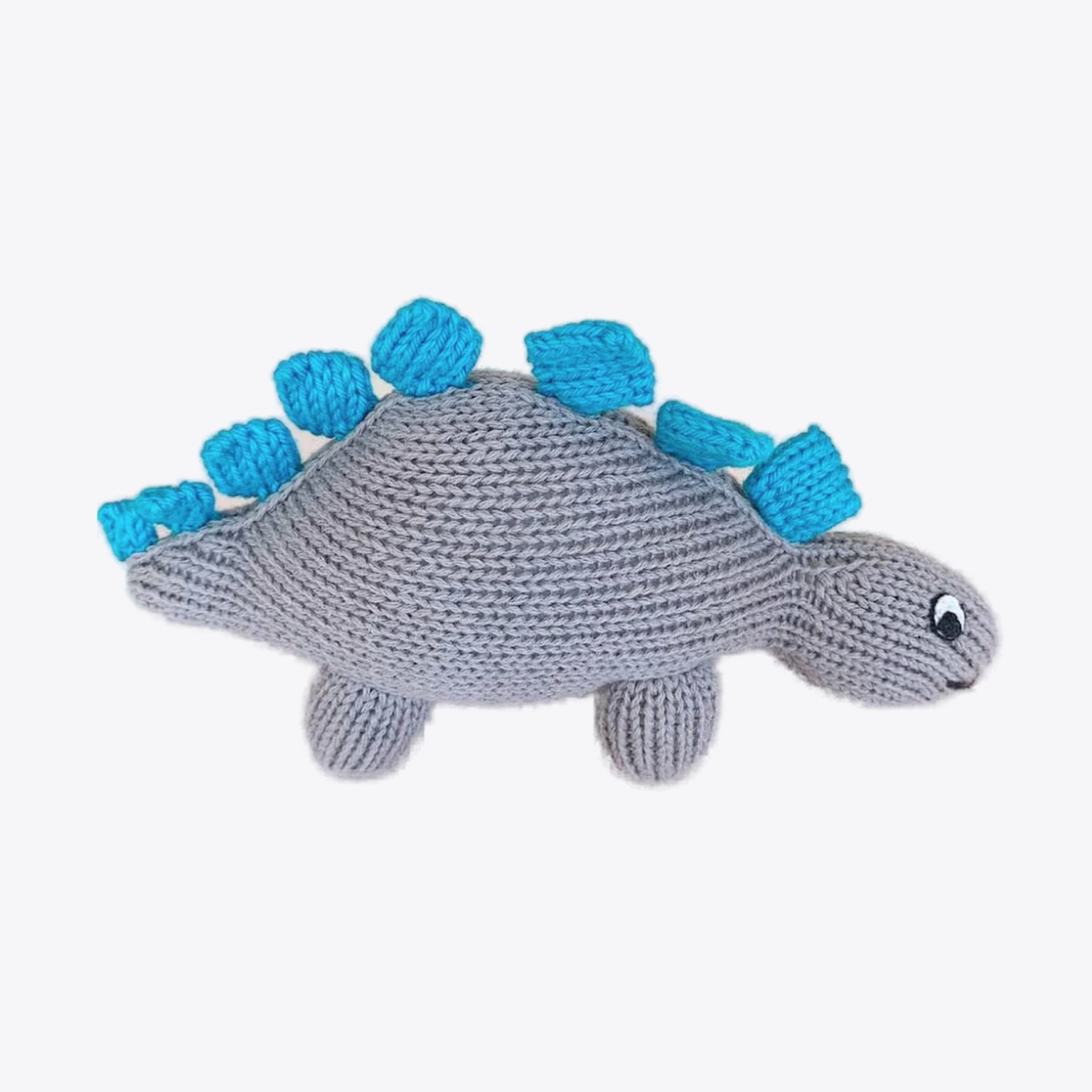Dino Stegosaurus Rattle Toy - Cute Dinosaur Baby Shaker for Sensory Play & Early Learning | Perfect Gift for Newborns, Toddlers & Kids