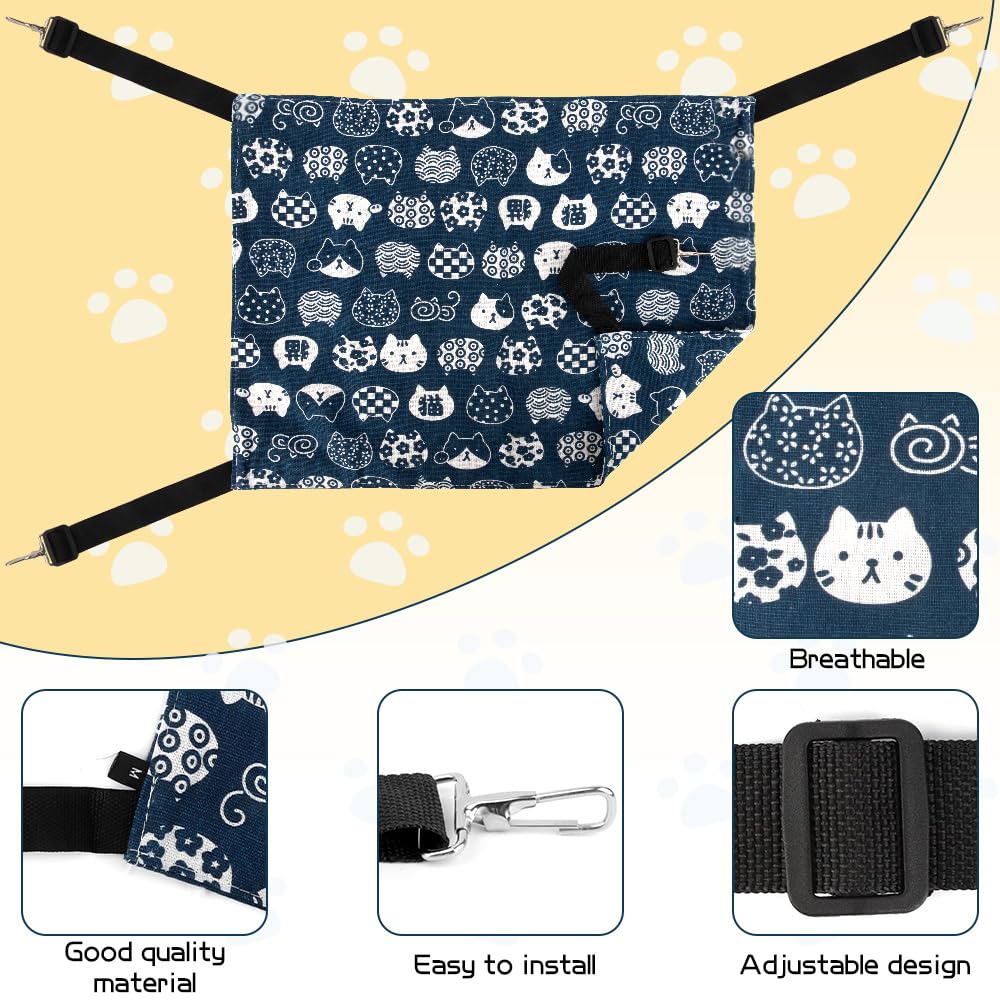 **Premium Cat Hammock & Indoor Pet Bed - Cozy Hanging Cat Cage for Kittens, Ferrets & Small Dogs - Durable Pet Accessories for Relaxing & Sleeping - Perfect for Home, Apartment & Travel Use**